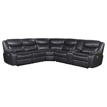 Sycamore 3 Pc Power Reclining Sectional - Dark Grey