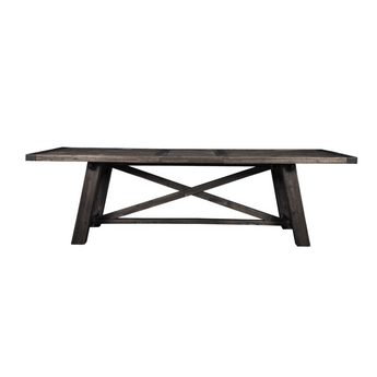 Newberry Trestle Dining Table - Salvage Grey