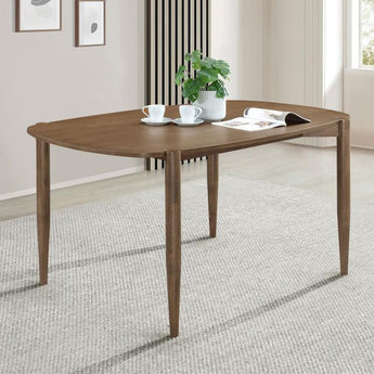 Dortch Mid Modern Dining Table - Walnut Finish