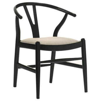 Wishbone Dining Chair - Black