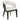 Leandro Curved Back Dining Arm Chair - Burnished Black