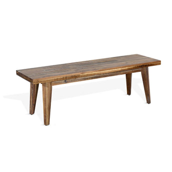 Havana 60" Dining Bench - Rustic Cognac