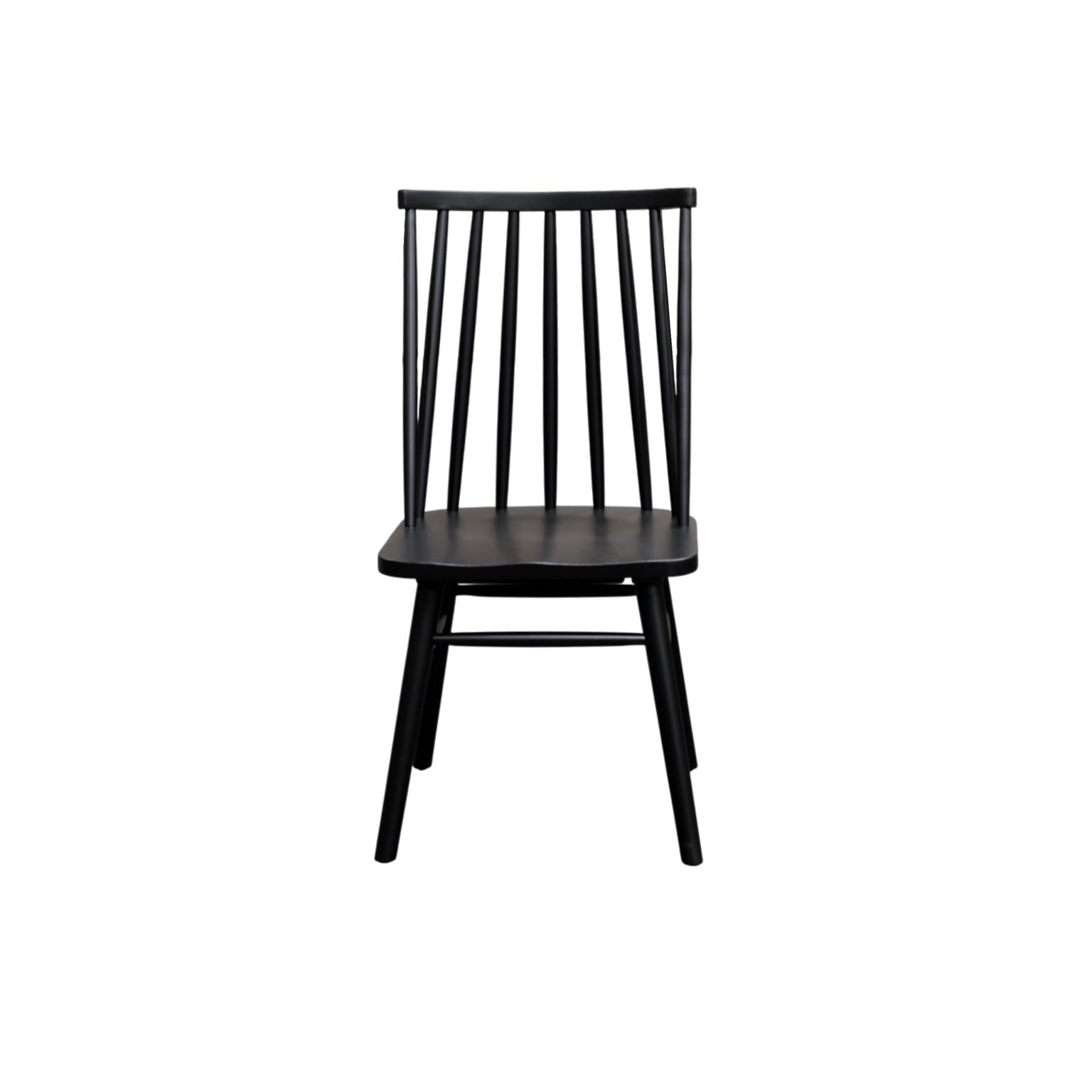 Felix Windsor Back Dining Chair - Black