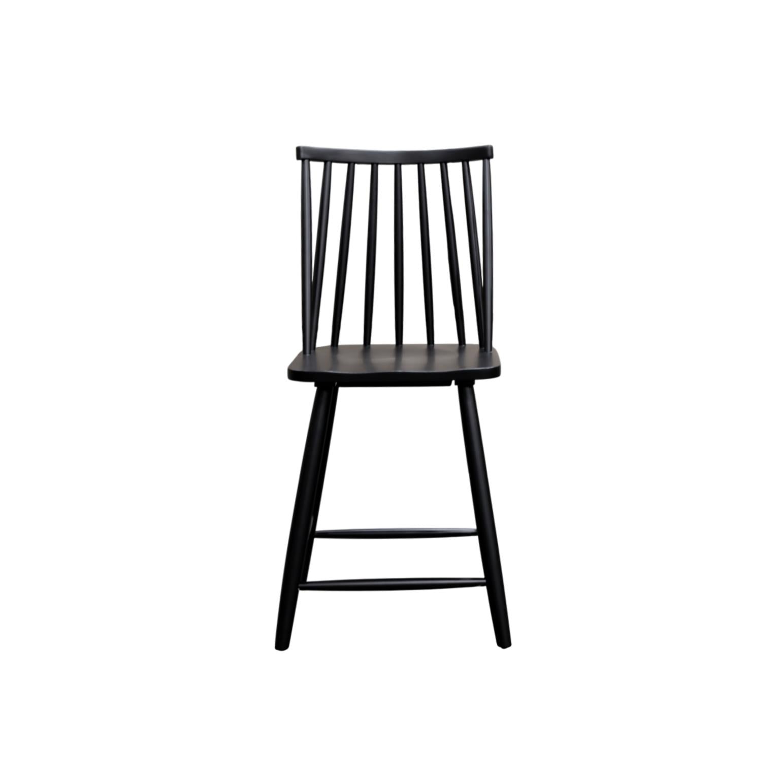 Felix Windsor Back Counter Stool - Black