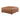 Harland Faux Leather Square Ottoman - Vintage Cider
