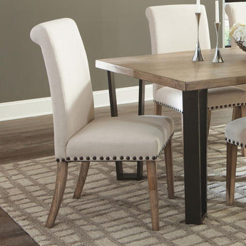 Salem Upholstered Dining Chair - Linen