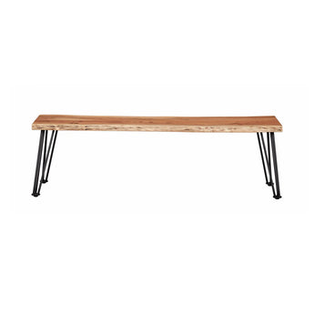 Sherman Live Edge Solid Wood Dining Bench