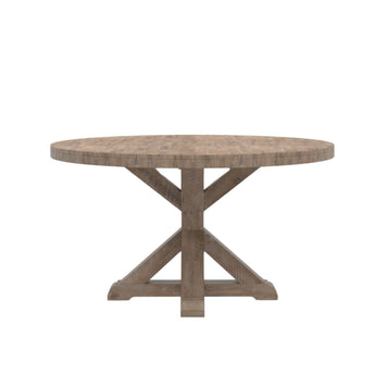 Newberry 54" Round Dining Table - Weathered Natural