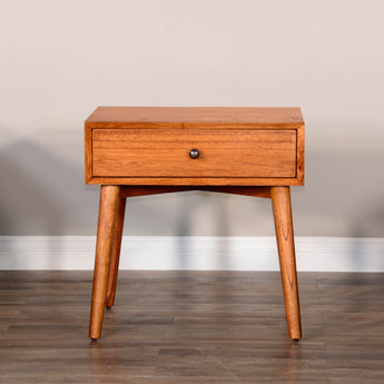 American Modern One Drawer Nightstand - Cinnamon