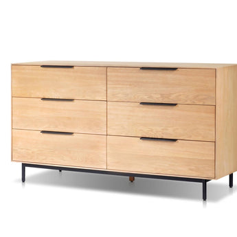 Akira Mid Century Modern Dresser - Natural