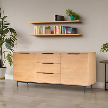 Akira Mid Century Modern Sideboard - Natural