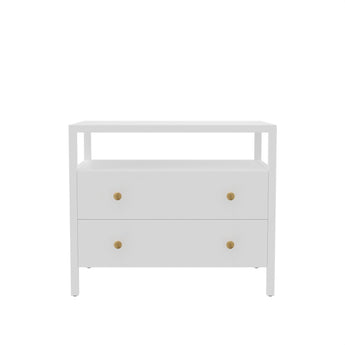 Avery Collection Nightstand - Coconut Milk White