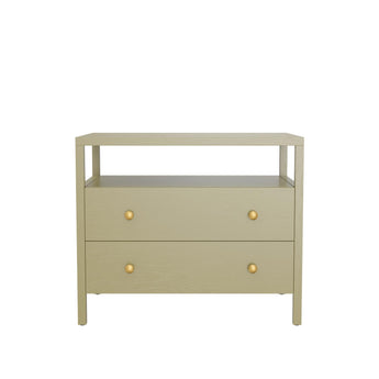 Avery Collection Nightstand - Olive Green