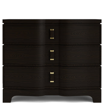 Lydia Bachelor Chest - Dark Cabernet