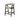 Cove Curved Back Counter Stool - Black
