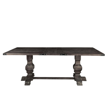 Manchester Trestle Dining Table - Charcoal