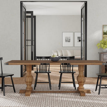 Manchester Trestle Dining Table - Natural