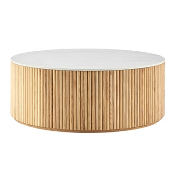 Ingrid Round Coffee Table - Natural