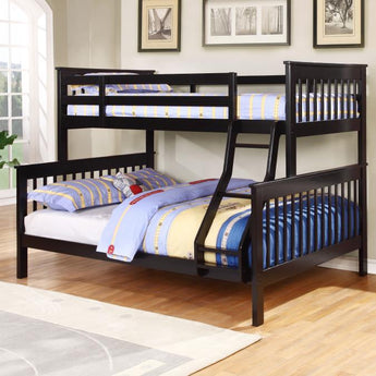 Chapman Twin Over Full Bunk Bed - Black