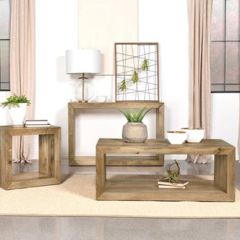 Benton Rectangular Solid Wood End Table