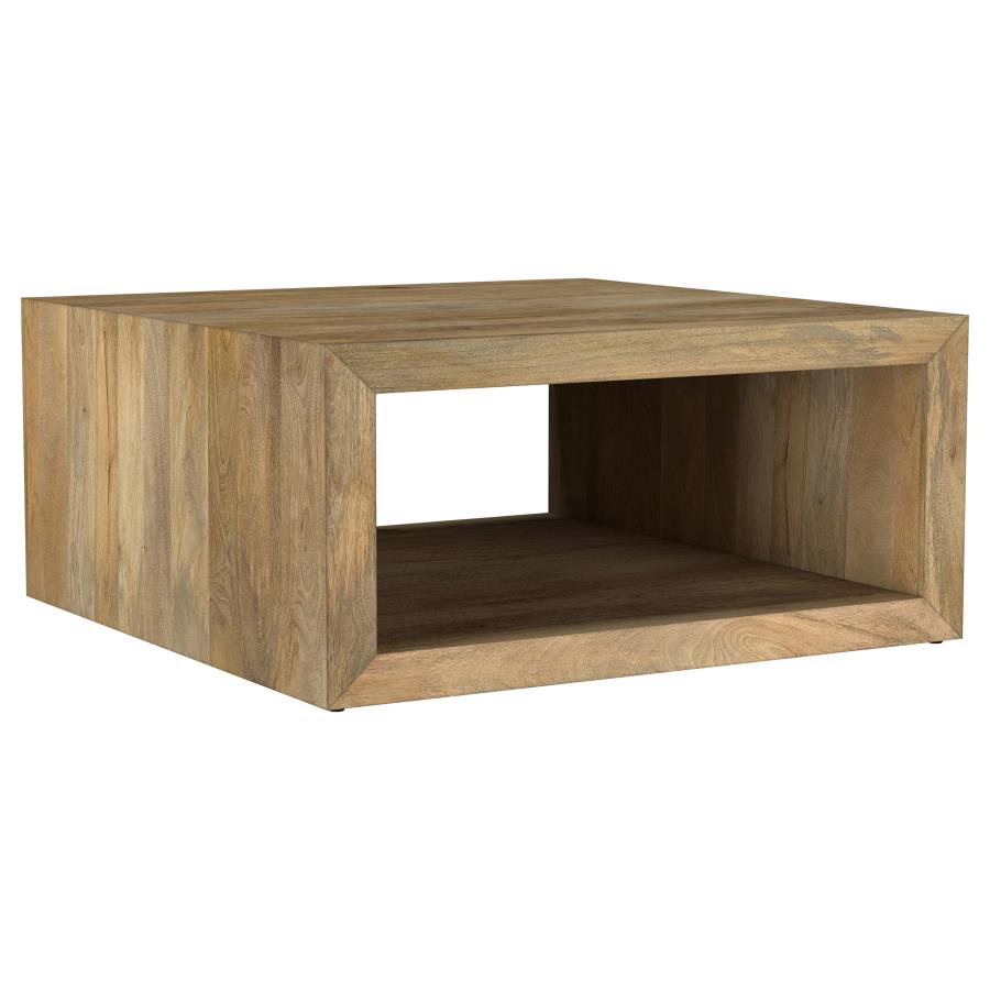 Benton Square Solid Wood Coffee Table - Natural