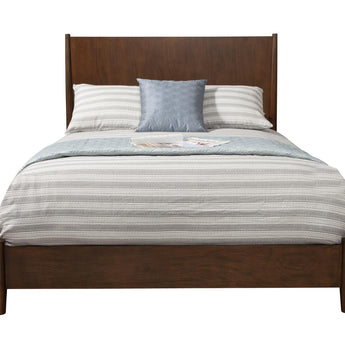 Flynn Collection Panel Bed - Walnut