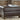 Joshua Faux Leather Ottoman - Coffee Brown