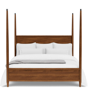 Elsie Collection Poster Bed - Classic Walnut