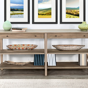 Thomas 71" Wide Console Table - Wheat