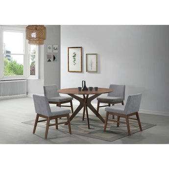 Weston 47" Round Dining Table - Walnut Finish