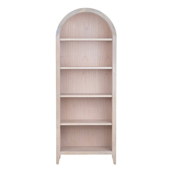 Serenity Arched Bookcase - Whitewash