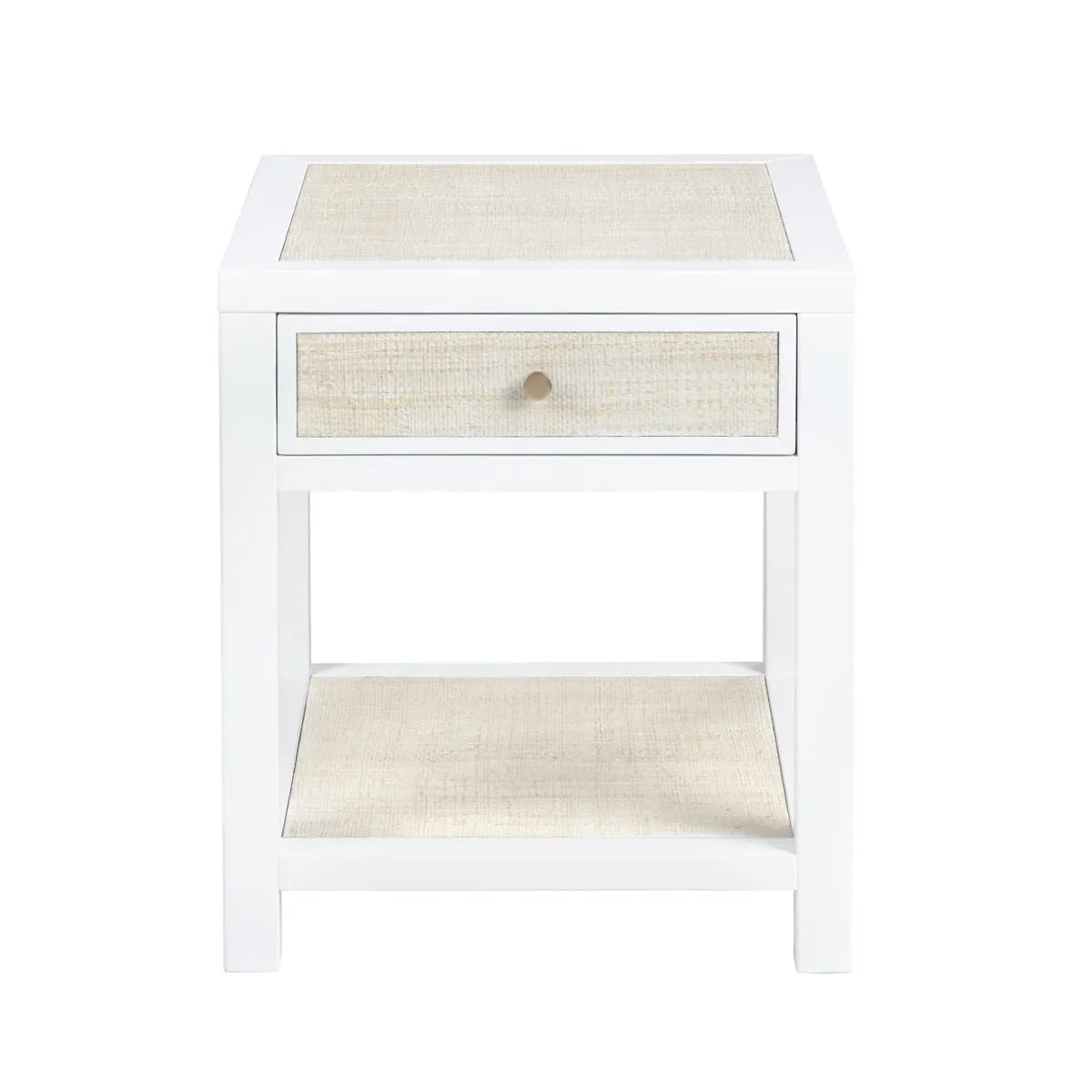 Sandy Shores One Drawer End Table - White