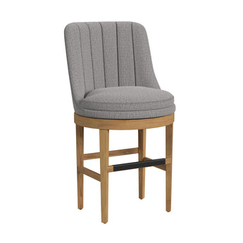 Carmen Swivel Counter Stool - Grey