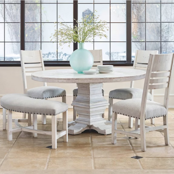 Condesa 60" Round Dining Table - Antique White