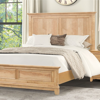 McHenry Farmhouse Panel Bed - Natural