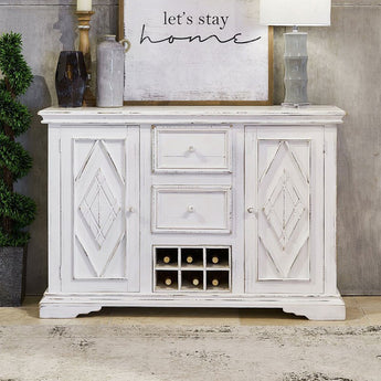 Aria Sideboard - Distressed White