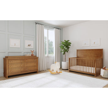 Wyller Convertible Crib - Oak Finish