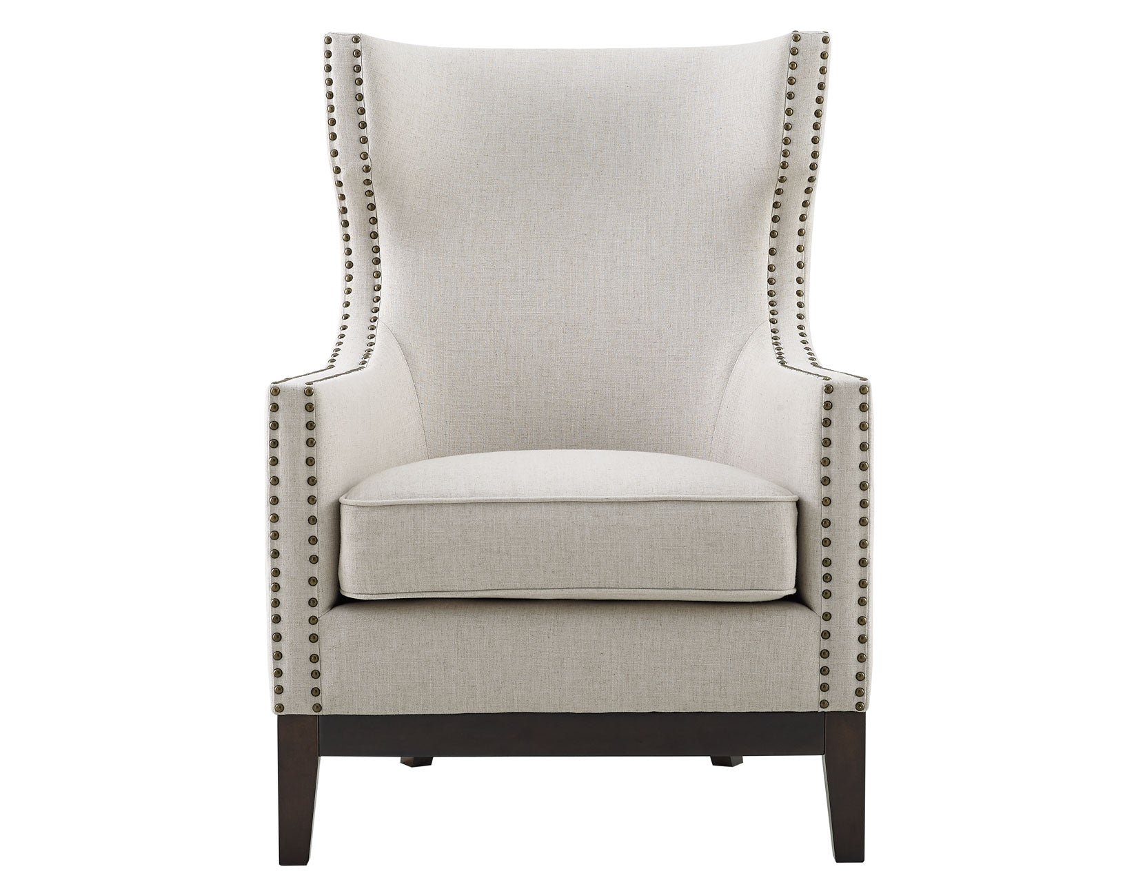 Roswell Wing Back Chair - Beige