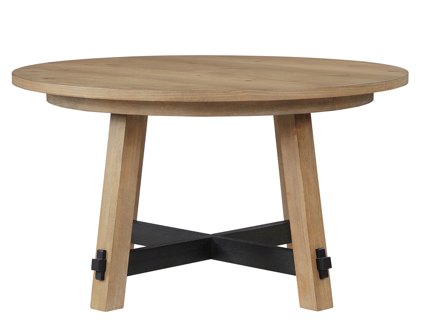 Aubrey 54" Round Dining Table - Driftwood
