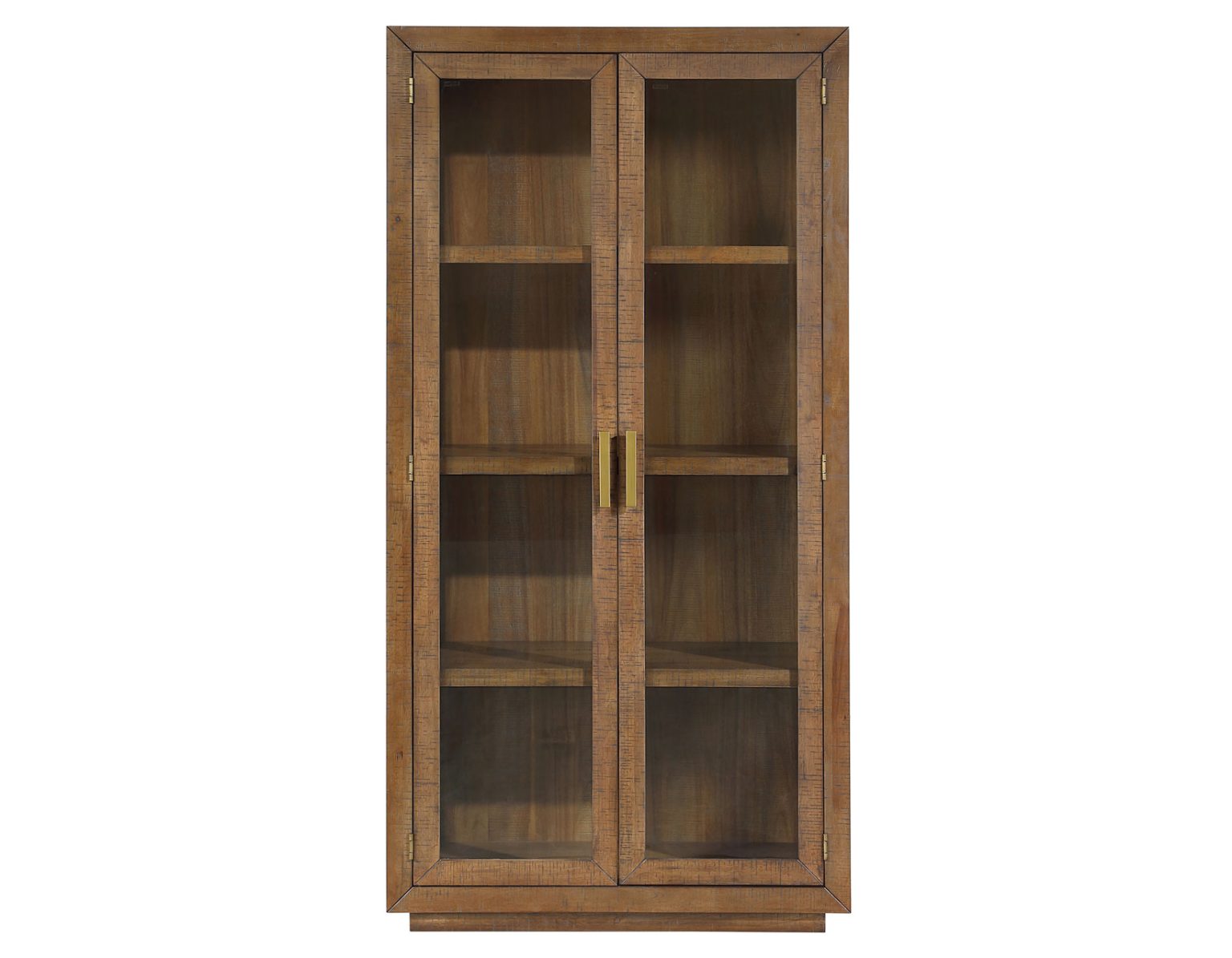 Garland Glass Door Curio - Toffee Finish