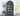 Magnolia Arched Glass Door Cabinet - Dusty Blue/Weathered Sand
