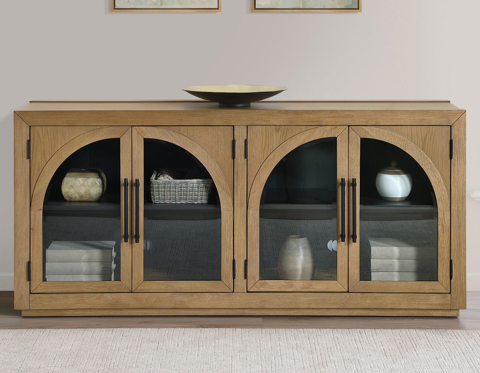 Magnolia Cathedral Doored Server - Weathered Sand