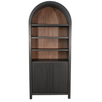 Sunny Designs Arched Top Cabinet w/Doors - Black