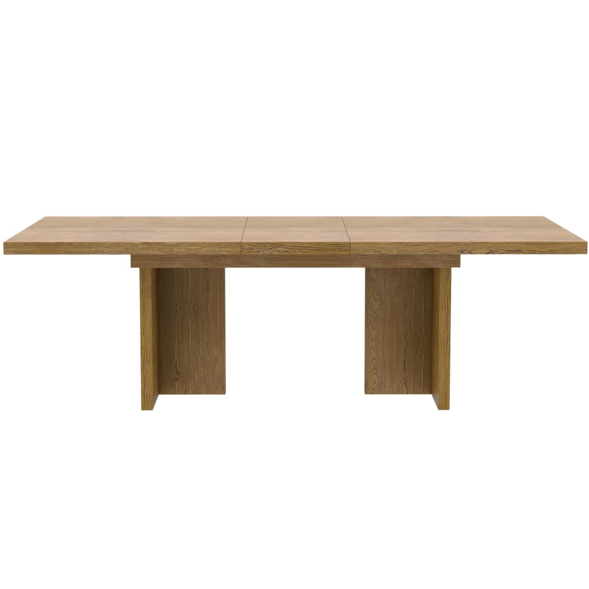 Donte Rectangular Extension Dining Table - Warm Oak