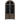 Magnolia Arched Glass Door Cabinet - Cocoa Brown/Black
