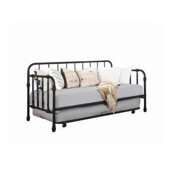 Marina Metal Daybed w/Trundle - Black