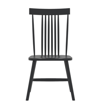 Eleanor Modern Farmhouse Dining Chair - Black