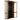 Sunny Designs Elena Cabinet w/Arched Doors - Natural/Black