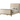 Key West Upholstered Bed - Beige/Natural Oak