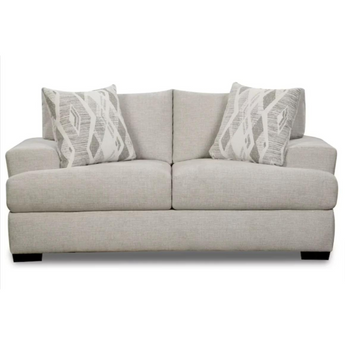 9010 Loveseat - Fentasy Silver